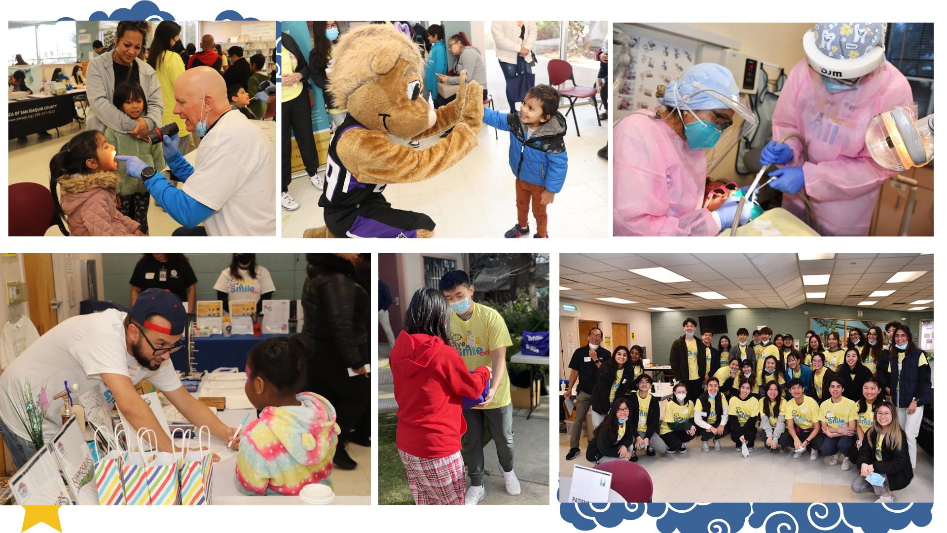 Give Kids a Smile event collage